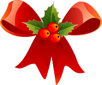 a christmas bow